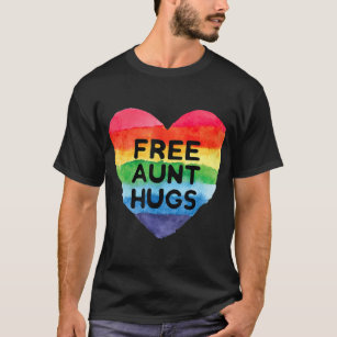 Camiseta Tia Livre T Rainbow Pride LGB Gifts T