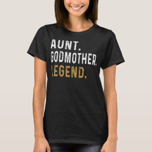 Camiseta Tia Madrinha Legenda, Tia Magrinha.