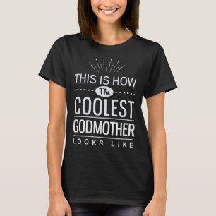 Camiseta Tia madrinha mais legal Para Tia madrinha Do Afi