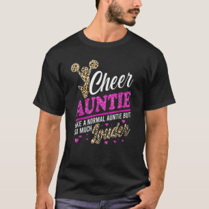 Camiseta Tia Maior Impressão Fã-Leopardo E Pom