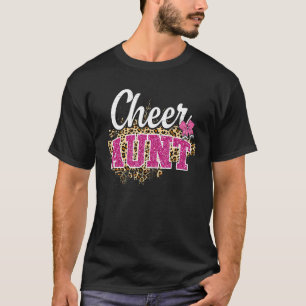 Camiseta Tia Mais Alta Do Fã Leopard Imprimida E Pom Pom 1