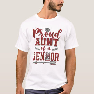 Camiseta Tia Mais velho 2021 Oferece Uma Tia Orgulhosa Da C