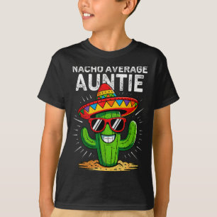 Camiseta Tia média nacho engraçada cinco de mayo mexicana