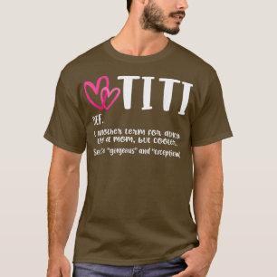 Camiseta Tia Melhor Definição De Tia Sempre Presente Para A