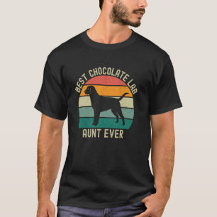 Camiseta Tia Melhor Labrador Chocolate Já Labrador Retrieve