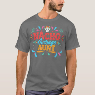 Camiseta Tia Nacho Média Cinco De Mayo Meican Correspondent