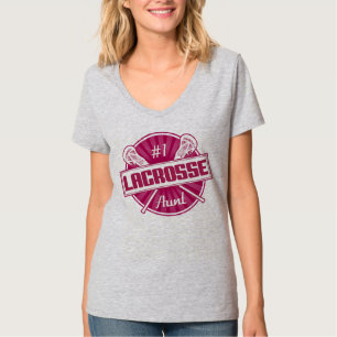 Camiseta Tia Nome do Lacrosse & t-shirt do impressão da