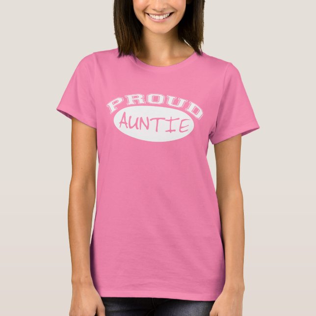 Camiseta Tia Orgulhosa (Branco) (Frente)