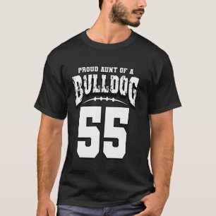 Camiseta Tia Orgulhosa De Futebol Do Jogador 55