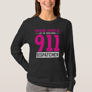 Camiseta Tia Orgulhosa De Um Expedidor 911