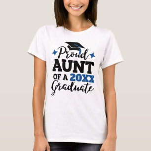 Camiseta Tia Orgulhosa de um formando 2022 T-S