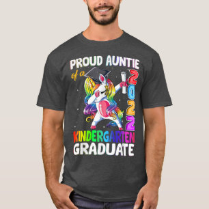 Camiseta Tia Orgulhosa De Um Formando De Jardim De Infância