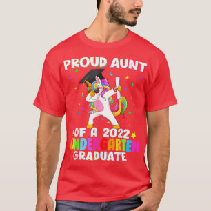 Camiseta Tia Orgulhosa De Um Formando De Jardim De Infância