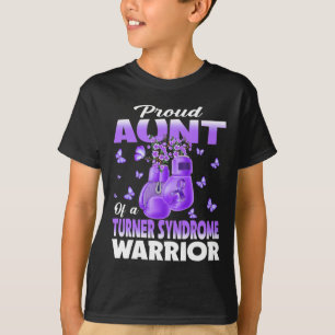 Camiseta Tia Orgulhosa De Uma Consciência Do Guerreiro Da S