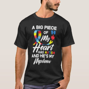 Camiseta Tia Orgulhosa do Autismo Tio Sobrinho Autista Cons