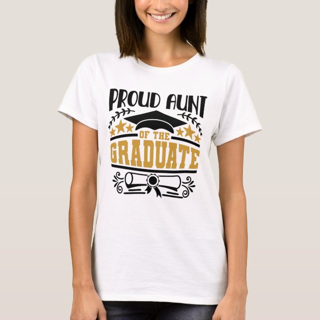 Camiseta Tia Orgulhosa Do Formando (Frente)