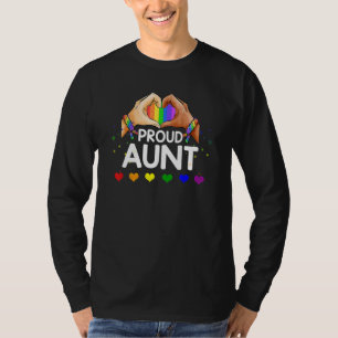 Camiseta Tia Orgulhosa Lgbt Gay do Orgulho Lésbico Paradas