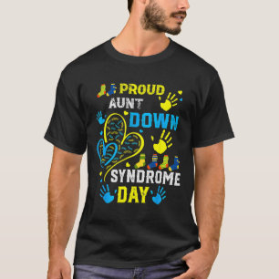 Camiseta Tia Orgulhosa T21 Dia Mundial de Conscientização s