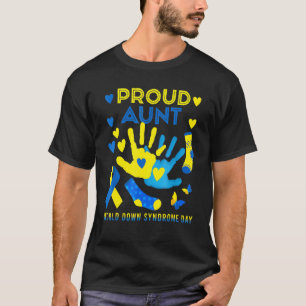 Camiseta Tia Orgulhosa T21 Dia Mundial de Sensibilização pa