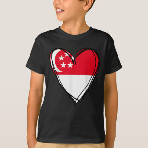 Camiseta Tia Pai de Tia Menina de Singapura Ordenada Ordena