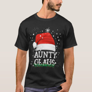 Camiseta Tia Papai Noel Fora da Família Fora de Corte P