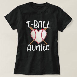 Camiseta Tia Presente do basebol que é meu sobrinho para