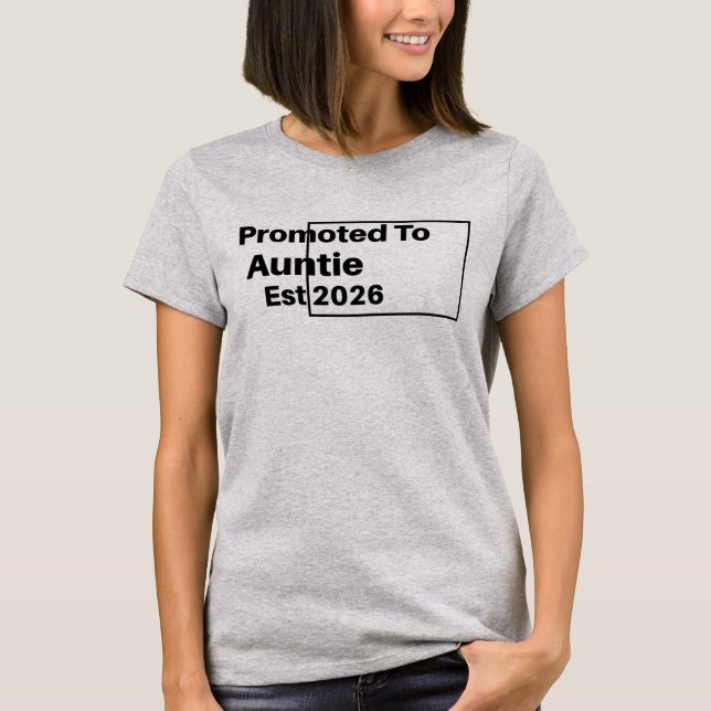 Camiseta Tia Promovida Est 2026 (Frente)