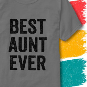 Camiseta Tia Retro Vintage Incrível Gráfico Melhor Tia de T