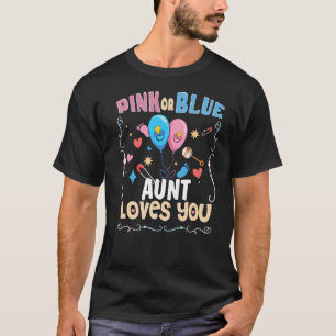 Camiseta Tia Rosa ou Azul ama a melhor tia do mundo