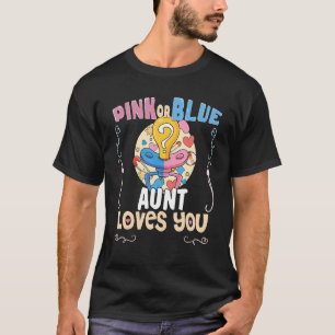 Camiseta Tia Rosa ou Azul ama a melhor tia do mundo