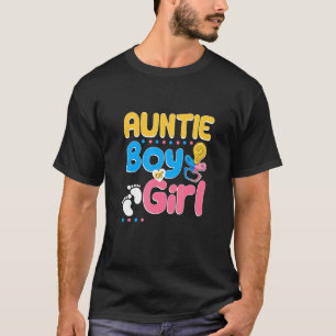 Camiseta Tia Rosa ou Azul ama você, a melhor tia do mundo