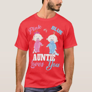Camiseta Tia Rosa ou Azul ama vocêRevolução de gênero