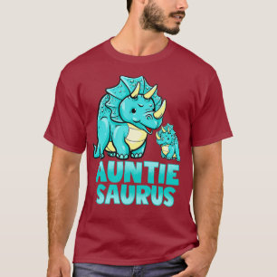Camiseta Tia Saurus Dinosaur Engraçado Auntiesauro Para
