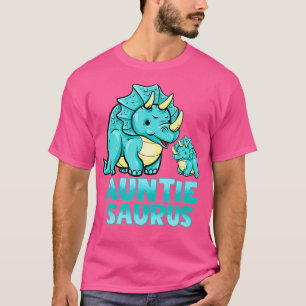 Camiseta Tia Saurus Dinosaur Engraçado Auntiesaurus Para Au