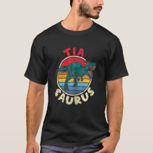 Camiseta Tia Saurus I Tyrannosaurus Rex Rex I Família Match