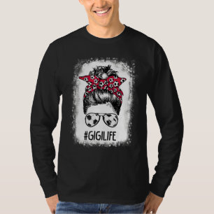 Camiseta Tia Soccer da Vida Gigi Sms Bun Hair Moth