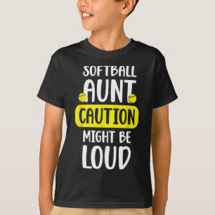 Camiseta Tia Softll Tia Engraçada De Um Jogador Softll Tia