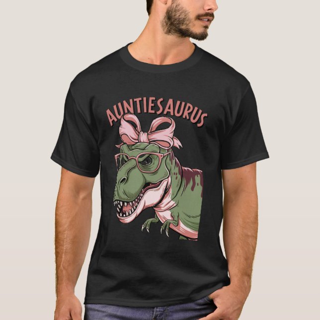 Camiseta Tia T-Rex engraçada com atitude (Frente)