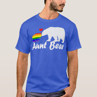 Camiseta Tia Tia Urso Orgulho gay Igual Direitos Rainbow357