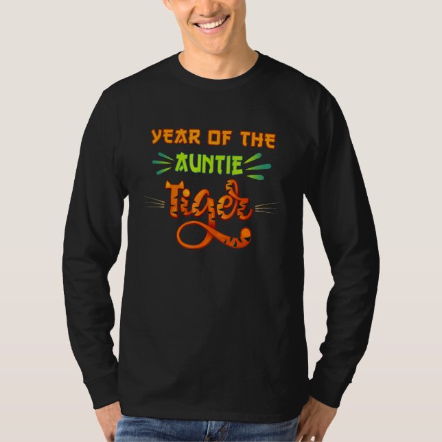 Camiseta Tia Tiger Year Of The Tiger 2022 Zodiac Matchin (Frente)