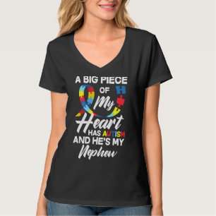 Camiseta Tia Tio Autista Sobrinho Autismo Awa