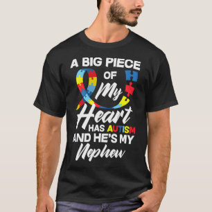 Camiseta Tia Tio Autista Sobrinho Autismo Awa