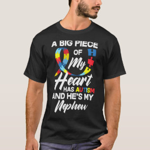 Camiseta Tia Tio Autista Sobrinho Autismo Awa
