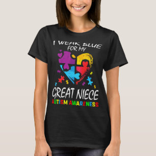Camiseta Tia Tio Eu Uso Azul Para a Minha Sobrinha Netinha