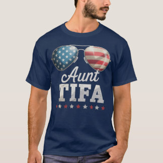 Camiseta Tia usa estilo vintage 2025 garota engraçada