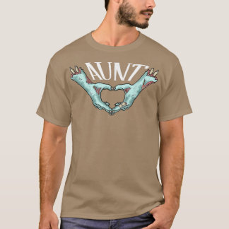 Camiseta Tia Zombie Mães da Família Figurino de Halloween H