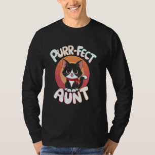 Camiseta Tias amantes de gatos miando ronronares engraçados
