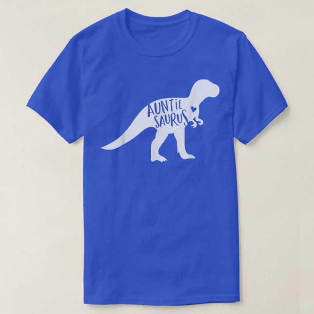 Camiseta TiaSaurus, tia Saurus Re, presente de Dia de as mã (Frente do Design)