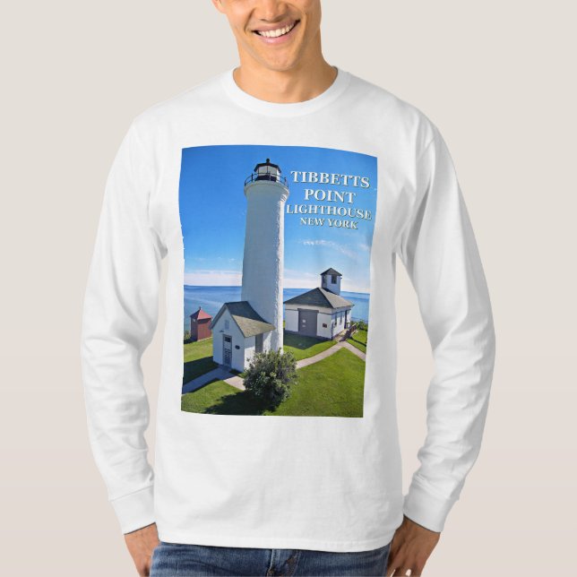 Camiseta Tibbetts Point Lighthouse, New York Sweatshirt (Frente)