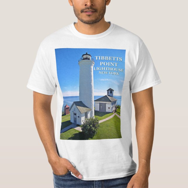 Camiseta Tibbetts Point Lighthouse, New York T-Shirt (Frente)